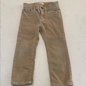 Kids Tan Corduroy Pants